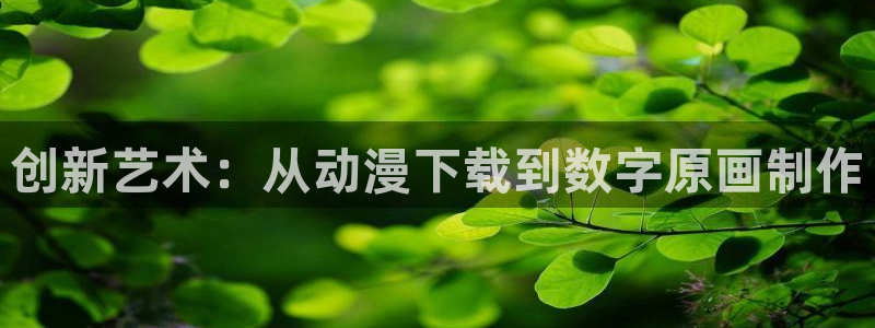 工口里番动漫：创新艺术：从动漫下载到数字原画制作