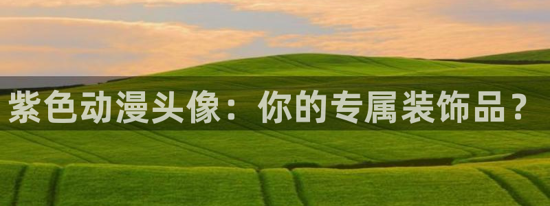 日本里番工口漫画：紫色动漫头像：你的专属装饰品？