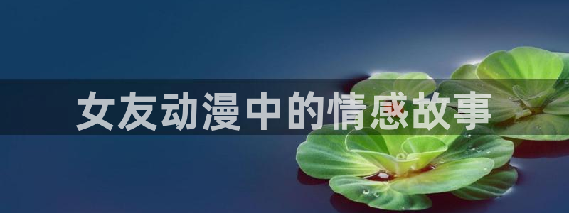 age里番动漫：女友动漫中的情感故事